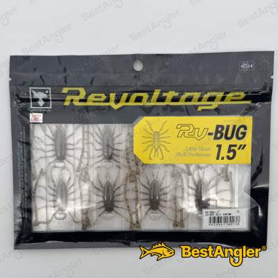 Jackall RV-Bug 1.5" Hiyake Suji Shrimp