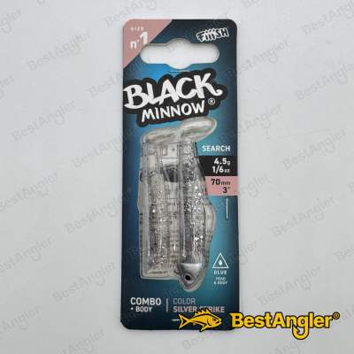 Fiiish Black Minnow n°1 70 mm Combo Search + Body - 4.5g - Silver Strike - BM3031