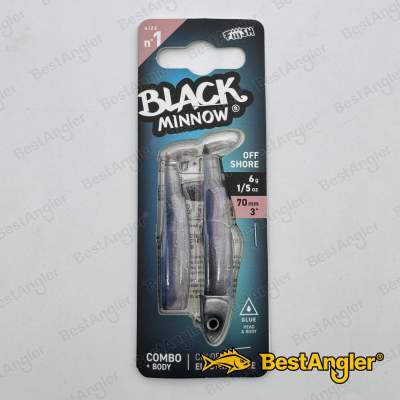 Fiiish Black Minnow n°1 70 mm Combo Offshore + Body - 6g - Electric Blue - BM3033