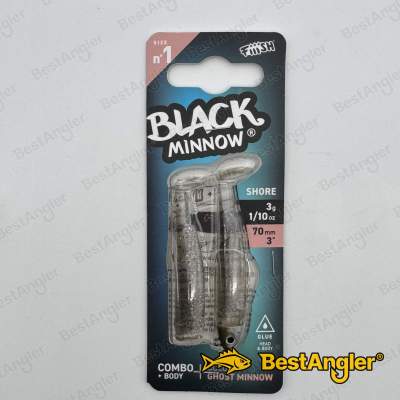 Fiiish Black Minnow n°1 70 mm Combo Shore + Body - 3g - Ghost Minnow - BM1378