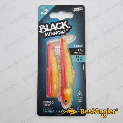 Fiiish Black Minnow n°2 90 mm Combo X-Deep + Body - 20g - Mango Juice - BM3007