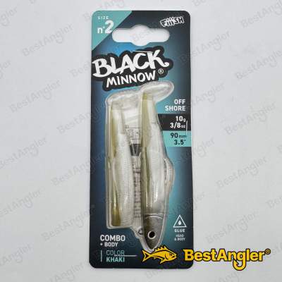 Fiiish Black Minnow n°2 90 mm Combo Offshore + Body - 10g - Khaki - BM187