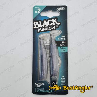 Fiiish Black Minnow n°2 90 mm Combo Offshore + Body - 10g - Electric Blue - BM3006