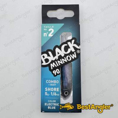 Fiiish Black Minnow n°2 90 mm Combo Shore + Body - 5g - Electric Blue - BM3001