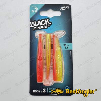 Fiiish Black Minnow n°2 90 mm Cuerpos 3x - Mango Juice - BM190