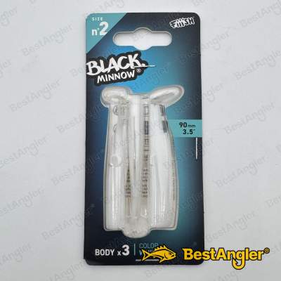 Fiiish Black Minnow n°2 90 mm Körper 3x - Weiß - BM501