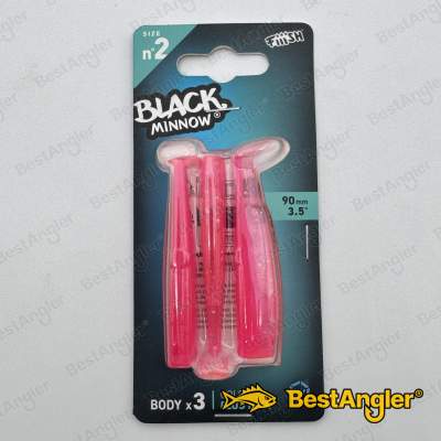 Fiiish Black Minnow n°2 90 mm Korpusy 3x - Fluo Pink - BM637