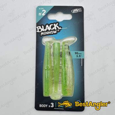 Fiiish Black Minnow n°2 90 mm Corps 3x - Lime Juice - BM1316