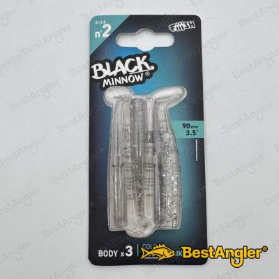 Fiiish Black Minnow n°2 90 mm Corps 3x - Silver Strike - BM3043