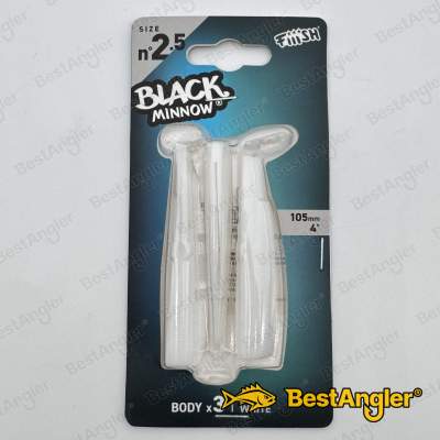 Fiiish Black Minnow n°2.5 105 mm Cuerpos 3x - Blanco - BM3053