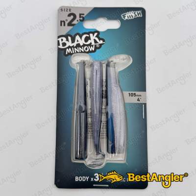 Fiiish Black Minnow n°2.5 105 mm Cuerpos 3x - Electric Blue - BM3052