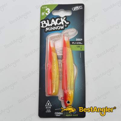 Fiiish Black Minnow n°3 120 mm Combo Deep + Body - 37g - Mango Juice - BM3017
