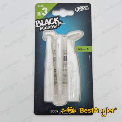Fiiish Black Minnow n°3 120 mm Korpusy 3x - Biały - BM506