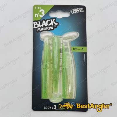 Fiiish Black Minnow n°3 120 mm Korpusy 3x - Lime Juice - BM1332
