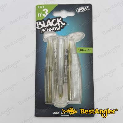 Fiiish Black Minnow n°3 120 mm Corps 3x - Khaki - BM003