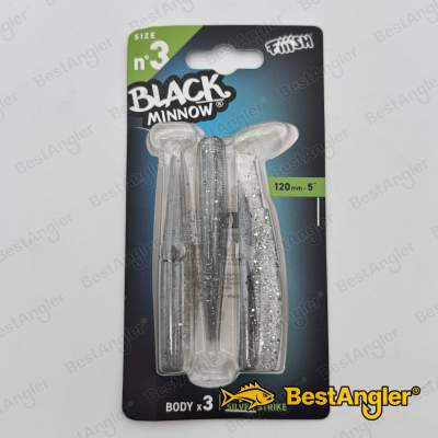 Fiiish Black Minnow n°3 120 mm Corpi 3x - Silver Strike - BM3056