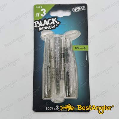 Fiiish Black Minnow n°3 120 mm Bodies 3x - Ghost Minnow - BM1416