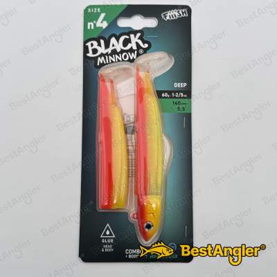 Fiiish Black Minnow n°4 140 mm Combo Deep + Body - 60g - Mango Juice - BM3023