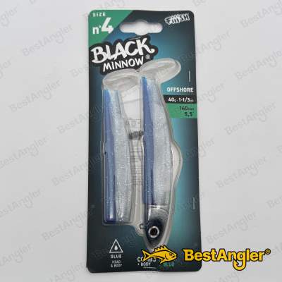Fiiish Black Minnow n°4 140 mm Combo Offshore + Body - 40g - Blu - BM200
