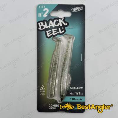 Fiiish Black Eel n°2 110 mm Combo Shallow + Body - 4g - Ghost Minnow - BE4001