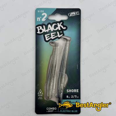 Fiiish Black Eel n°2 110 mm Combo Shore + Body - 8g - Electric Blue - BE1266