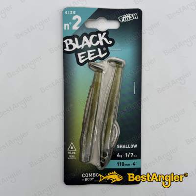 Fiiish Black Eel n°2 110 mm Combo Shallow + Body - 4g - Khaki - BE1264