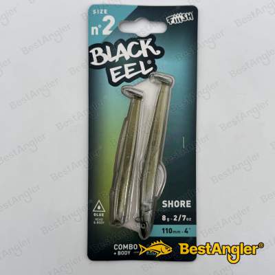 Fiiish Black Eel n°2 110 mm Combo Shore + Body - 8g - Caqui - BE1267