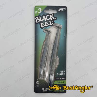 Fiiish Black Eel n°3 150 mm Combo Offshore + Body - 40g - Electric Blue - BE1259