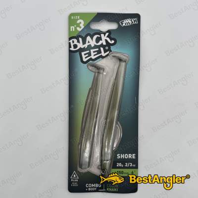 Fiiish Black Eel n°3 150 mm Combo Shore + Body - 20g - Khaki - BE1253