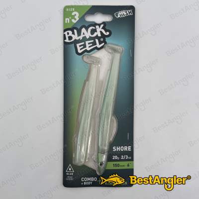 Fiiish Black Eel n°3 150 mm Combo Shore + Body - 20g - Pearl Green - BE4006