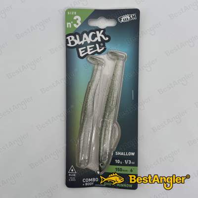 Fiiish Black Eel n°3 150 mm Combo Shallow + Body - 10g - Ghost Minnow - BE4005