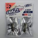 Fiiish Crazy Sand Eel n°2 120 mm Główki X-Deep 2x - 25g - Khaki - CSE1357