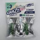 Fiiish Crazy Sand Eel n°3 150 mm Główki X-Deep 2x - 40g - Pearl Green - CSE1548