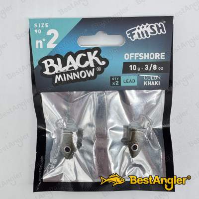 Fiiish Black Minnow n°2 90 mm Heads Offshore 2x - 10g - Caqui - BM009