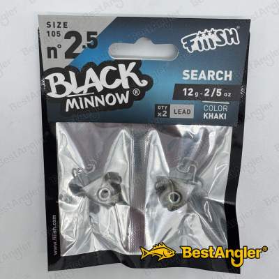 Fiiish Black Minnow n°2.5 105 mm Heads Search 2x - 12g - Caqui - BM1000