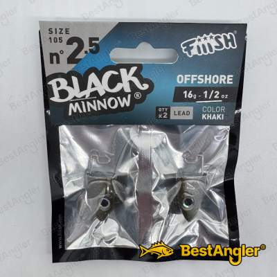 Fiiish Black Minnow n°2.5 105 mm Testine Offshore 2x - 16g - Khaki - BM3049