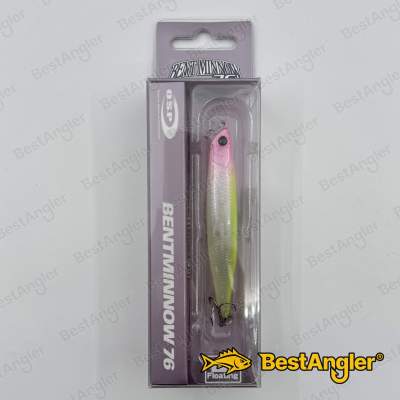 O.S.P Bent Minnow 76 F Pink Head / Chartreuse P-74