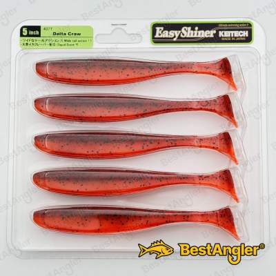 Keitech Easy Shiner 5" Delta Craw - #407