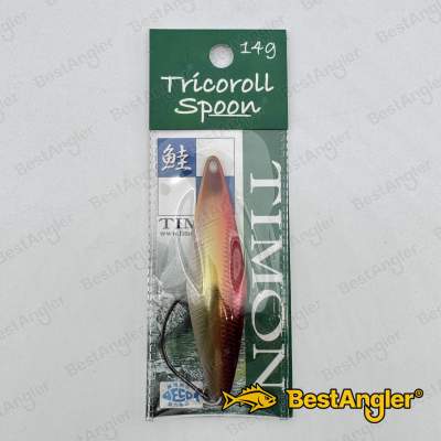 Jackall Timon Tricoroll Spoon 14g Rojo & Dorado