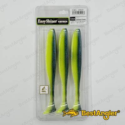 Keitech Easy Shiner 6.5" Chartreuse Thunder - CT#12