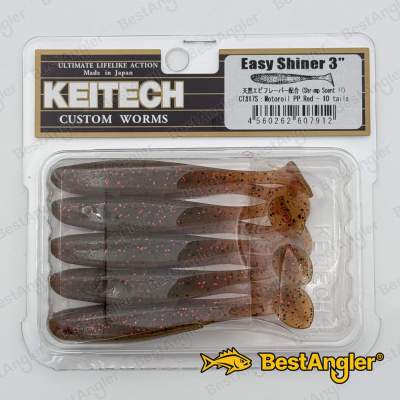 Keitech Easy Shiner 3" Motoroil PP. Red - CT#17