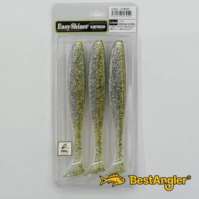 Keitech Easy Shiner 6.5" Chartreuse Ice Shad - CT#28