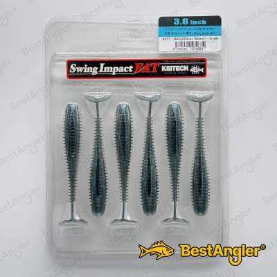 Keitech FAT Swing Impact 3.8" Hasu (Silver Shiner) - #431