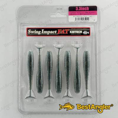 Keitech FAT Swing Impact 3.3" Hasu (Silver Shiner) - #431