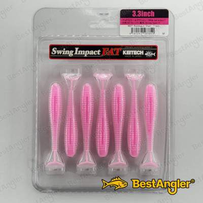 Keitech FAT Swing Impact 3.3" Bubblegum Shad - #442