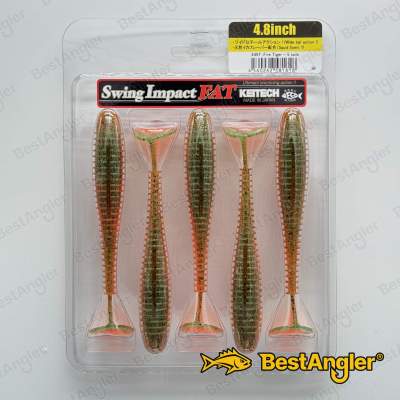 Keitech FAT Swing Impact 4.8" Fire Tiger - #449