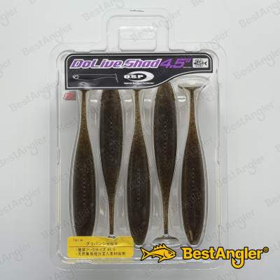 O.S.P DoLive Shad 4.5" Green Pumpkin Shad TW114