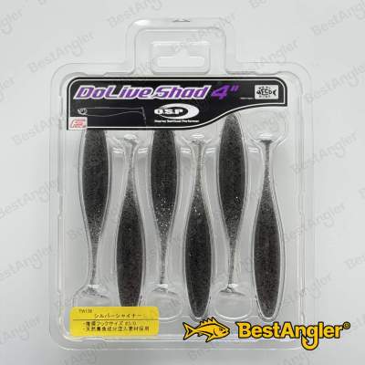 O.S.P DoLive Shad 4" Silver Shiner TW138