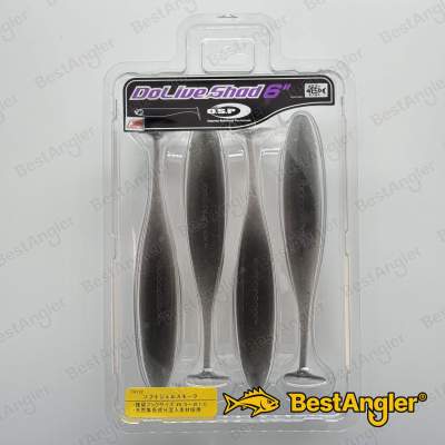 O.S.P DoLive Shad 6" Soft Shell Smoke TW102