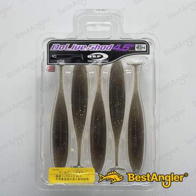 O.S.P DoLive Shad 4.5" Golden Shiner TW103